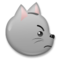 Pouting Cat Face emoji on LG
